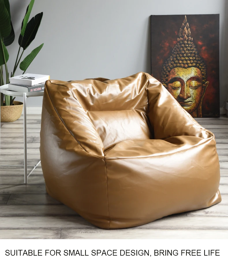 Yj Indoor Bean Bag Gaming Chair Cover Minimalist Living Room Furniture