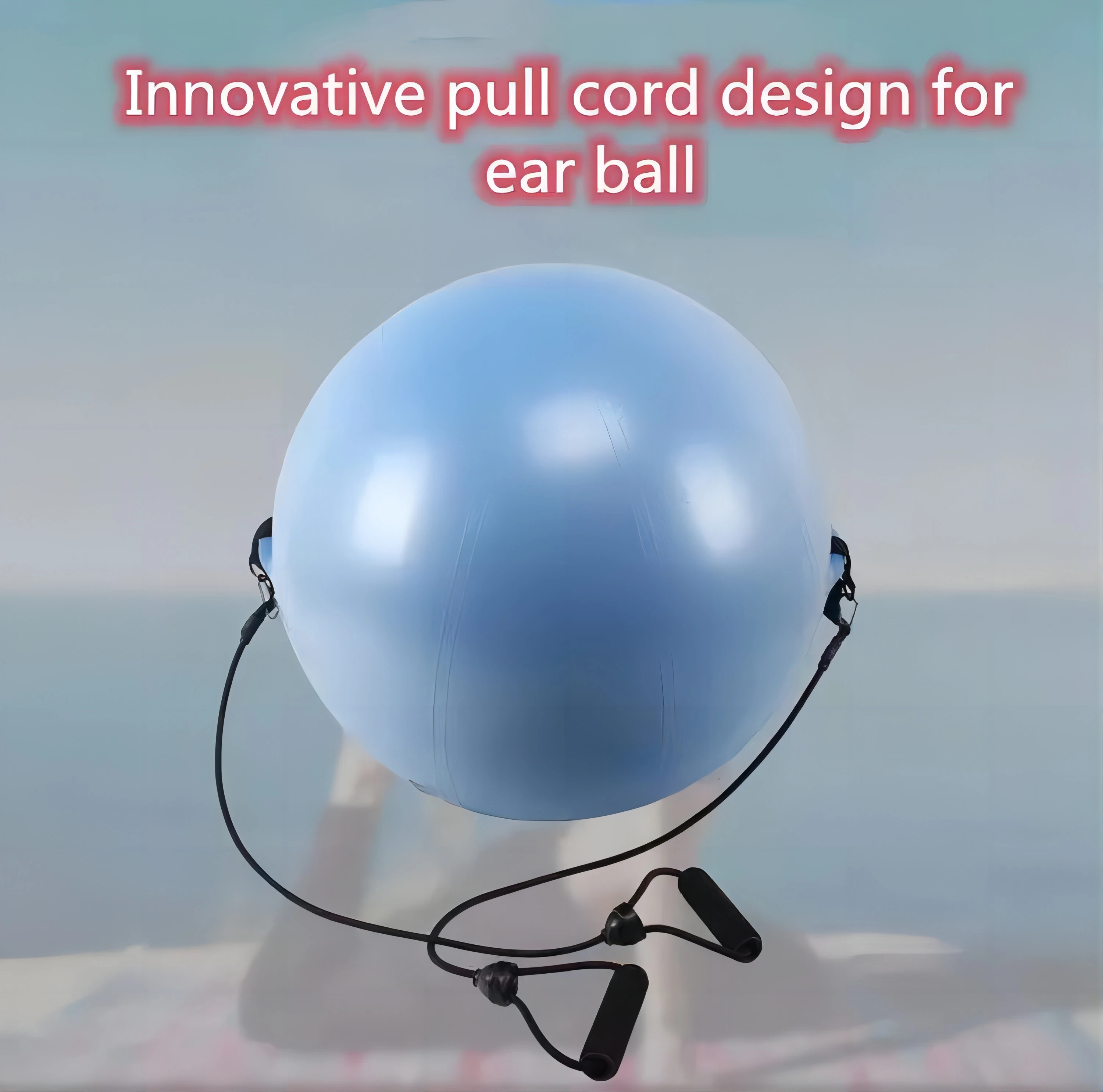 odm pvc anti burst yoga ball with handle 55 75cm sizes customizable colors  logo-2