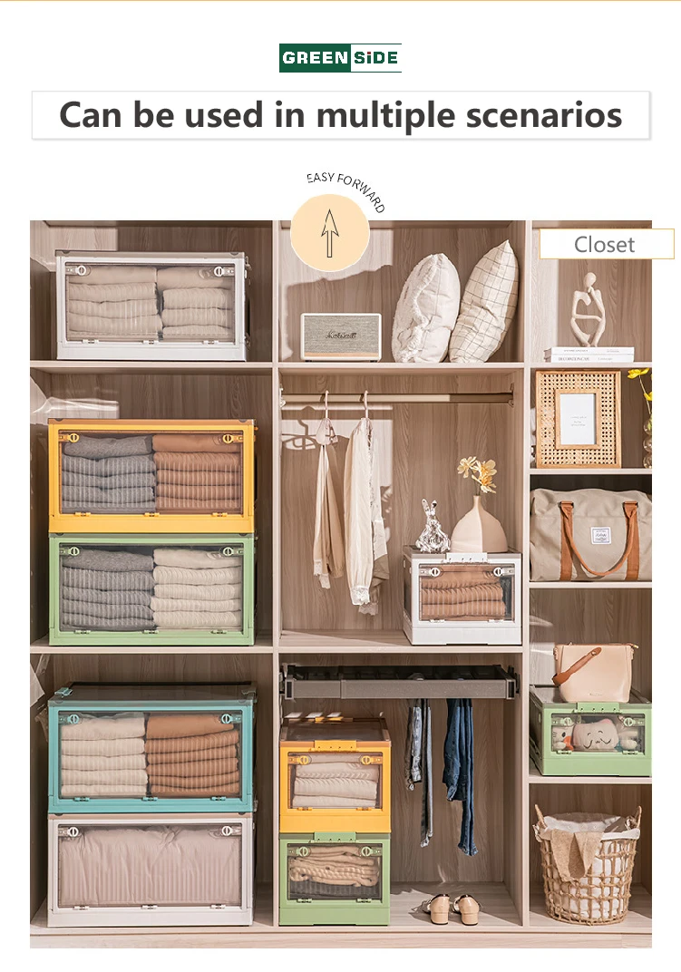 Greenside Side Door Open Cloth Organizer Outdoor Camping Garden Foldable Storage Box Folding Box