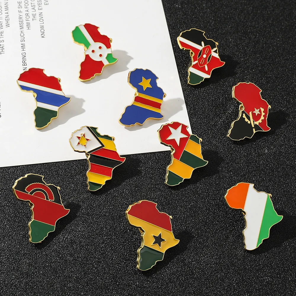 World Map Lapel Pin African Map Pin Creative Personality Metal Badge Hard Enamel Lapel Pin Buy 3135