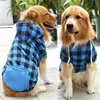 Plaid nero e blu