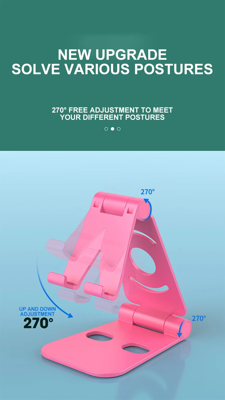 Adjustable Cellphone Stand Phone Stand Aluminum Alloy Cellphone Tablet