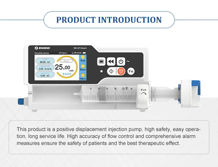 Ens7 Smar Medical Infusion Pump And The Syringe Pump In Ambulance And