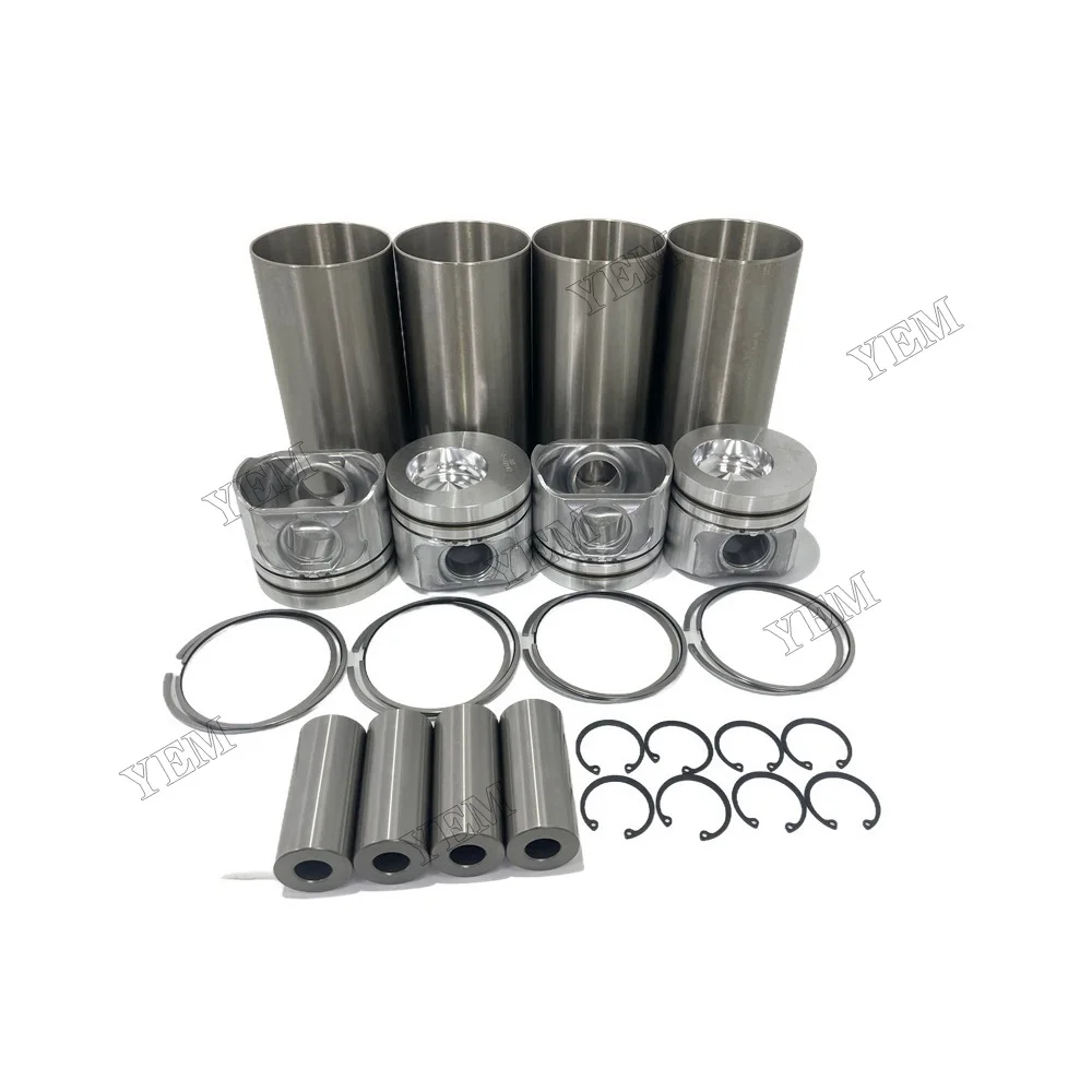 Cylinder Liner Kit Compatible for Caterpillar 3204s Aftermarket Engine Spare Parts 5
