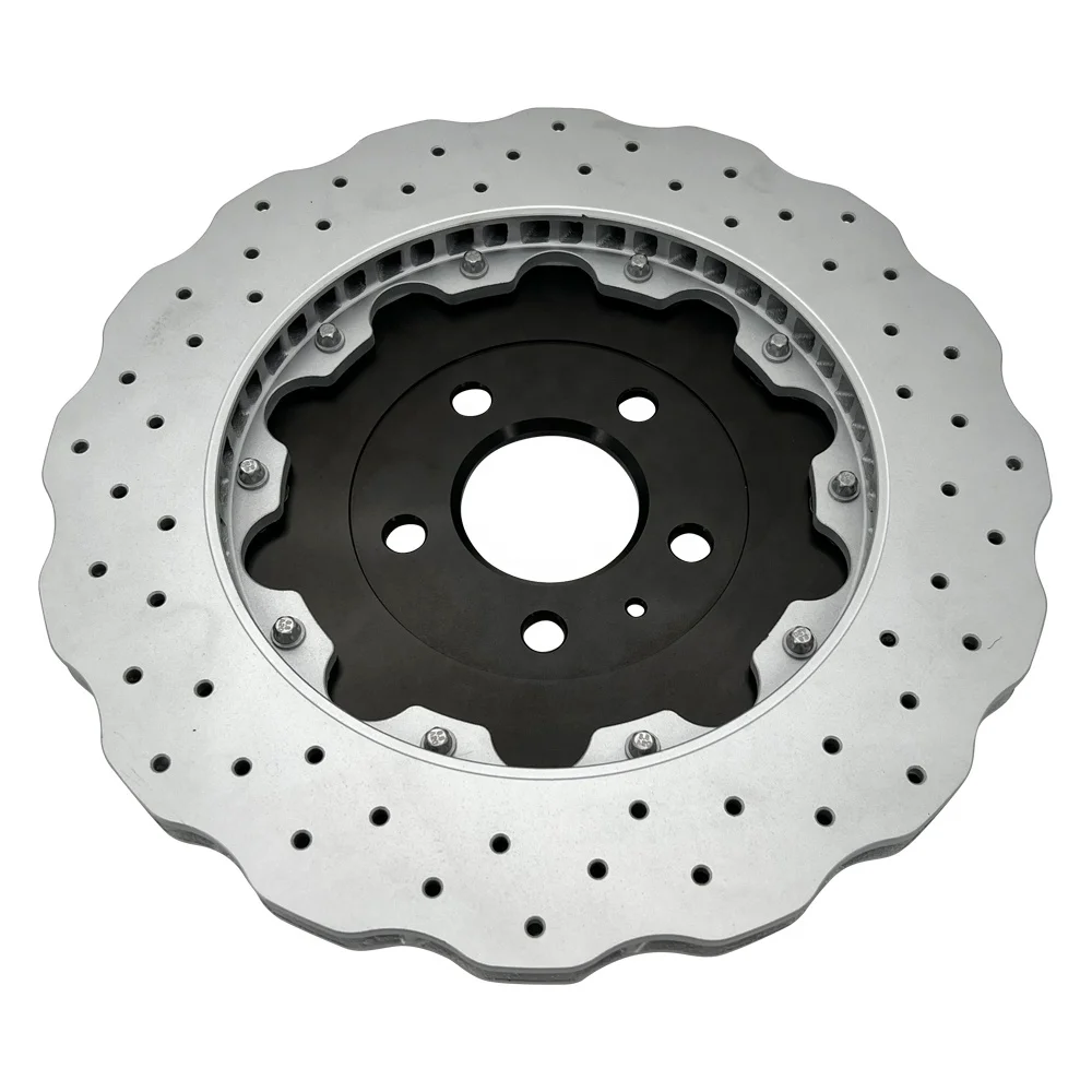 Great Performance Floating Brake Rotor Floating Disc for Audi Rear Rotor 356mm X22 A6 Rs6 Quattro A7 RS7 Quattro