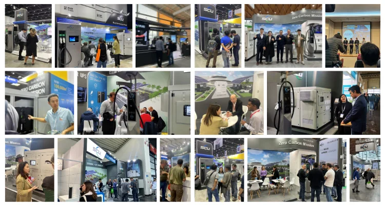 SCU PV System + Lithium Battery Energy Storage + EV Charging Station Solutions New Energy Charging Station