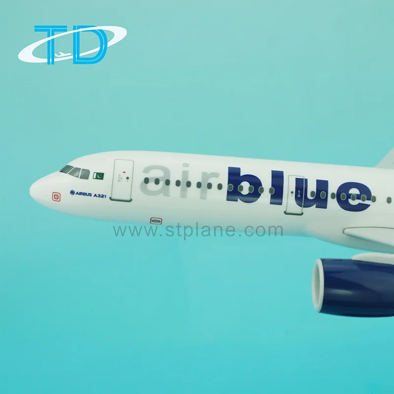 Air Blue A321 1/150 Scale Model - 30cm Business Gift & Souvenir
