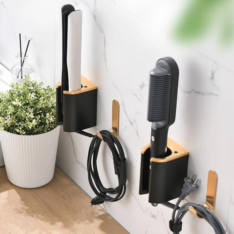 No Drilling Required Hair Styler Holder For Hair Curler Hair