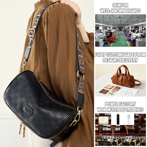 Manufacturer Wholesale Women's Retro CE Leather Handbag OEM/ODM High-quality Shoulder Crossbody Bag for Ladies Custom logo