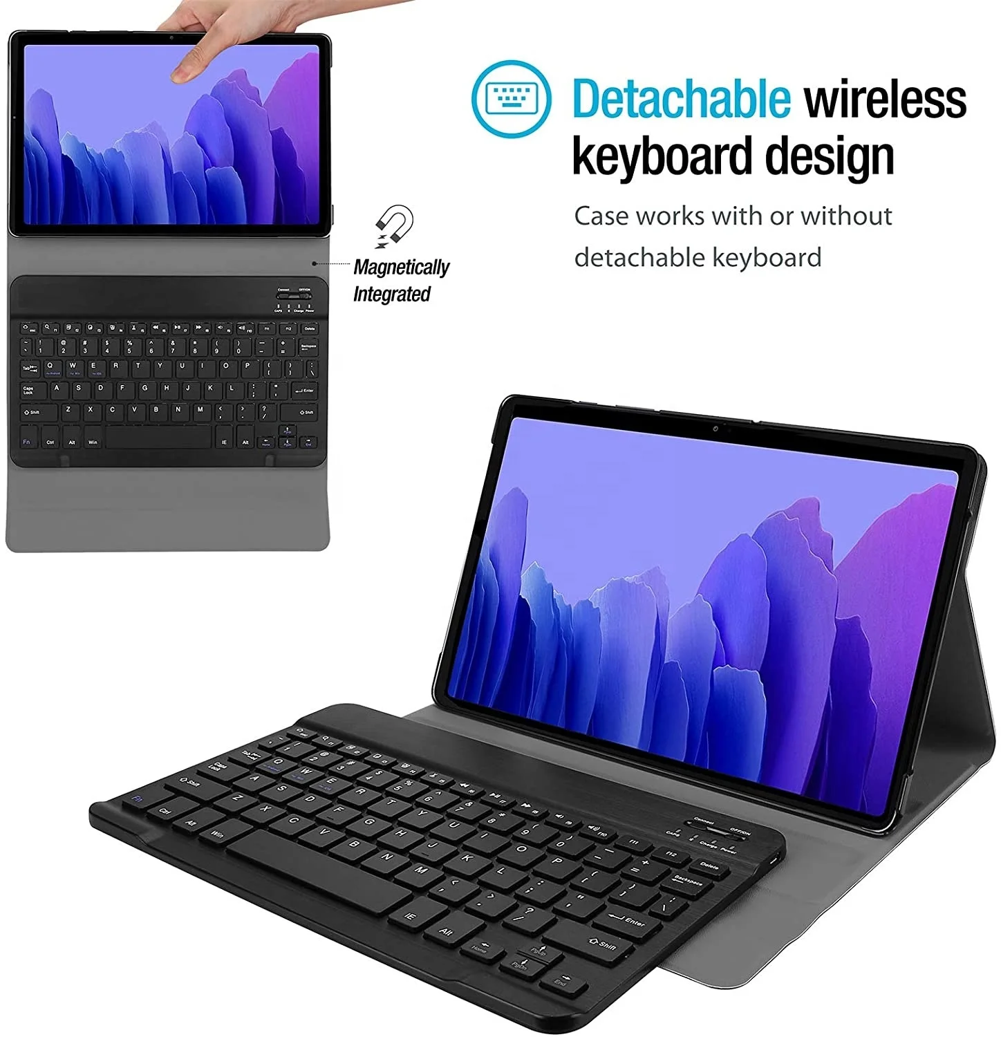 Samsung Galaxy Tab A7 Wireless Keyboard Case