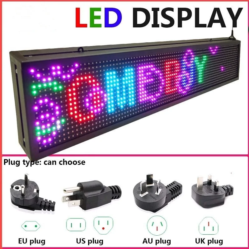 Wifi App Waterproof Programmable Led Car Advertising Signs Custom Outdoor Matrix Display Screen Full Color Led Sign Message Boar