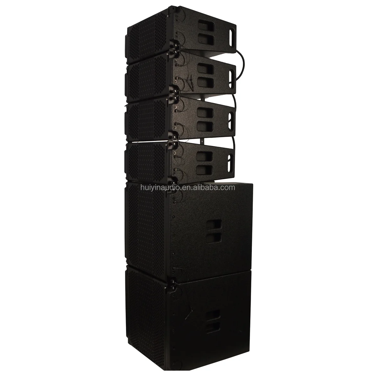 LA206 LA15B Double 6 Inch Line Array  With Flight Case Cable Amplifiers Loudspeaker of Line Array Speaker