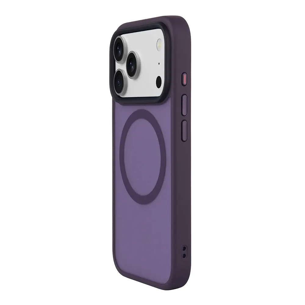 product matte luxury tpu pc translucent anti scratch phone case crystal magnetic solid phone cover for iphone 17 air pro max-6