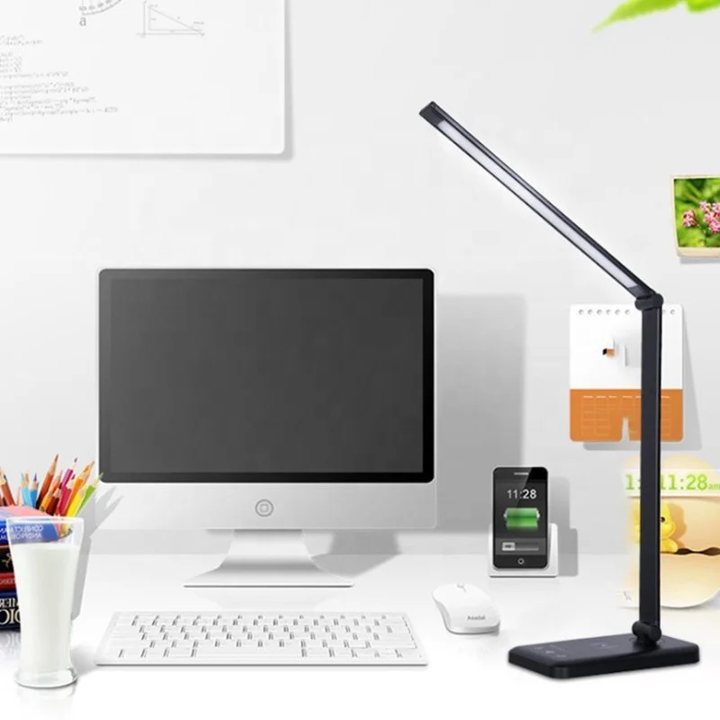 New Arrival USB LED Rechargeable Table Lamp Modern Design Style AC Powered Read Study Smart Lamp for Kids Room