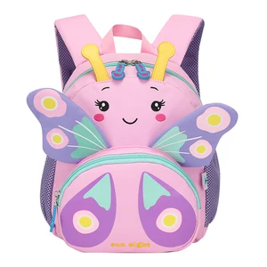Wholesale Lovely butterfly Cartoon School Bags Children Bag Backpack for Kids