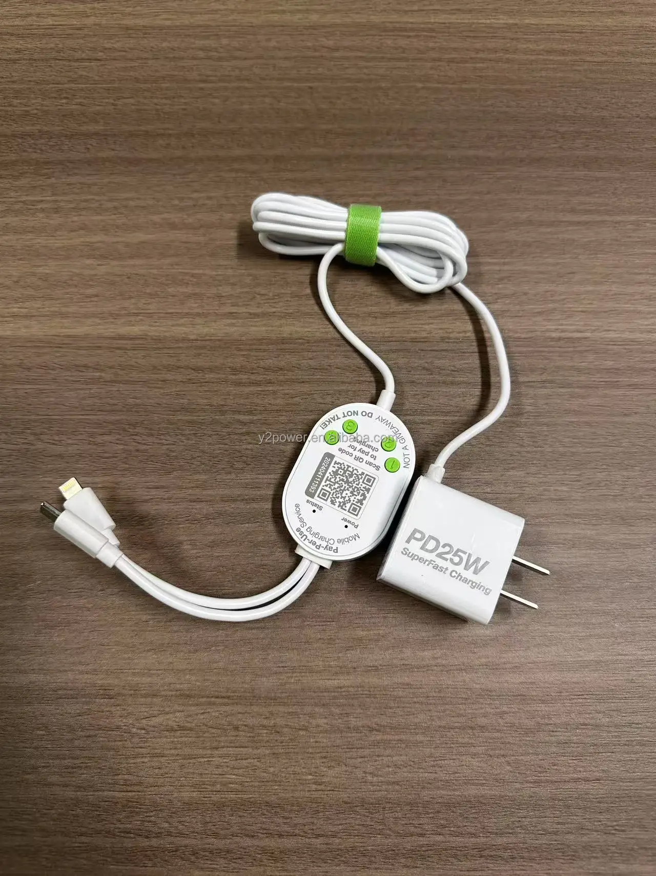 Y2 Power QR Code Payment PD 25W Super-Fast Charging Dual Port 1-to-2 ...
