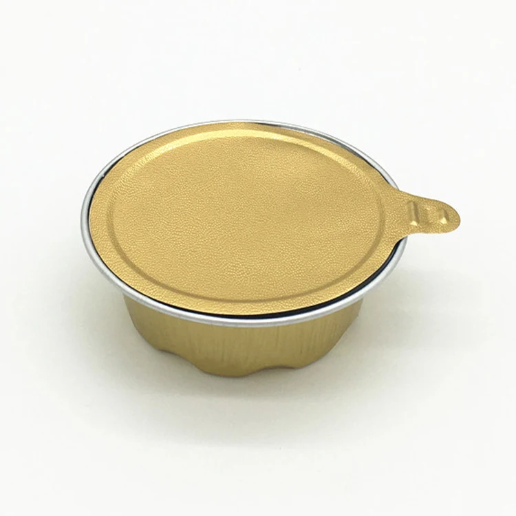 product y035b canton fair supplier disposable tea cup mini 35ml round aluminum foil containers with sealing lids for food  baking-4