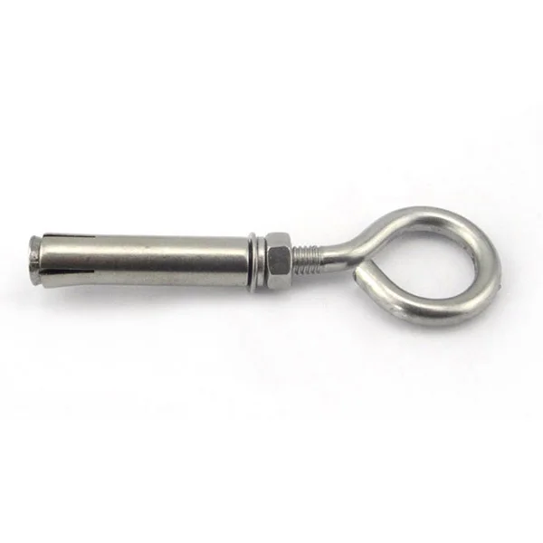 China grade 4.8 10mm 12mm 18mm m6 m10 m14 m28 m30 stainless steel eye hook wedge sleeve expansion anchor bolt