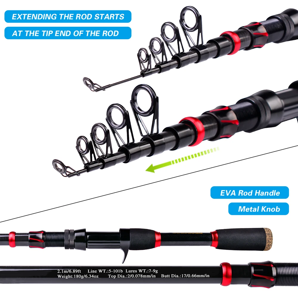 210 Fishing Rod and Reel Full Set kit Combo with Frog Lure Hard Lure All  Combo Set kit and japanies Hooks