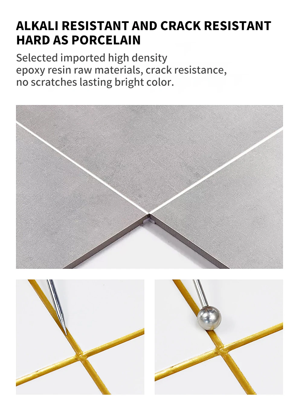 Hotsale Hanciwang Variety Colors Polyurea Tile Grout Fast Curing