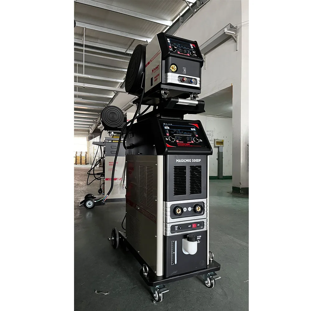 Poney Brand MIG 350DP Aluminium Welding Machine Mig Welding Machine 500 Amp Double Pulse 3PH 380V MIG IGBT