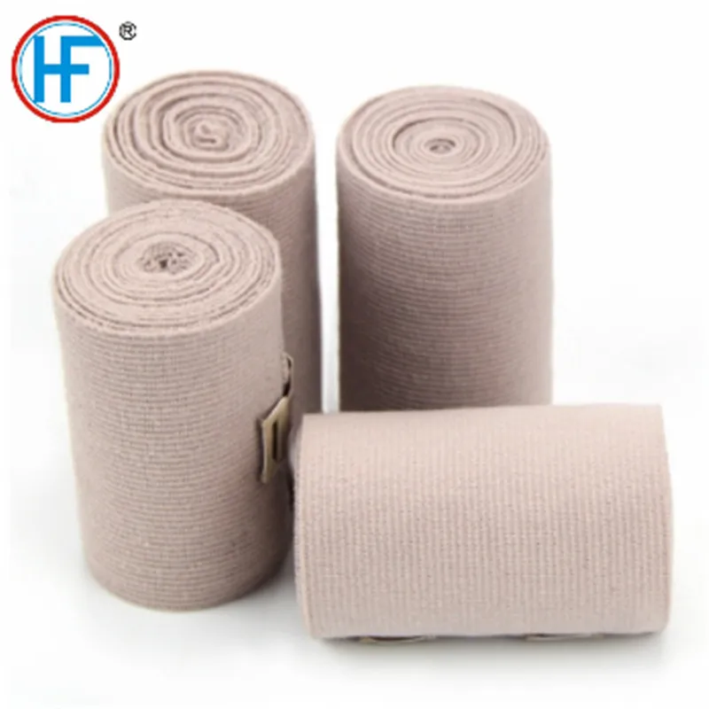 MDR CE Approved Chinese Manufacturer Hot Sale High elastic bandage (cotton polyester and rubber)