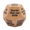 Juego de dados para beber-versión en inglés