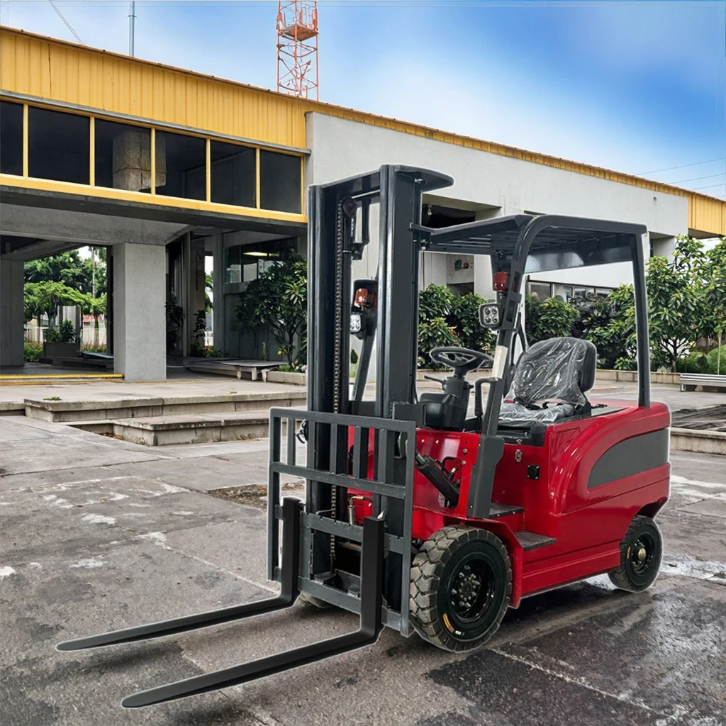 Enhanced Stability Ergonomic Electric Forklift Lead-Acid Battery Solid Tires Two-Stage Mast for Logistics Centers Freight