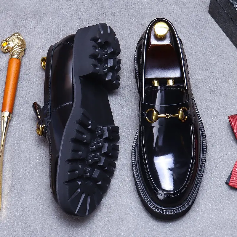 Wholesale Designer Casual Shoes for Men New Styles Zapatos De Cuero Genuine  Cow Leather Shoes for Men Stylish Formal Men Shoes