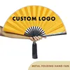 metal folding hand fan