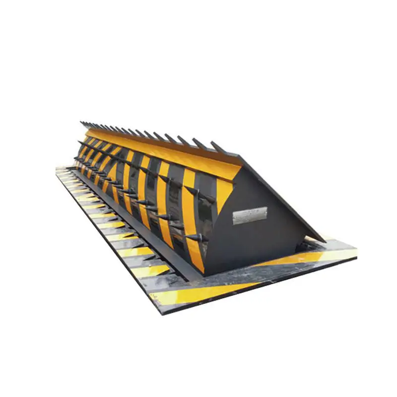 Removable Road Blocker Remote Control Parking Barrier Road Block Spike System Metal Barricade