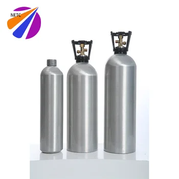 NETC Aluminum Cylinders  CO2  5 Kg/ 7kg / 9kg / 10kg  Beverage Gas  Cylinder Food Grade  DOT CE Certificate Best Offer Tanks