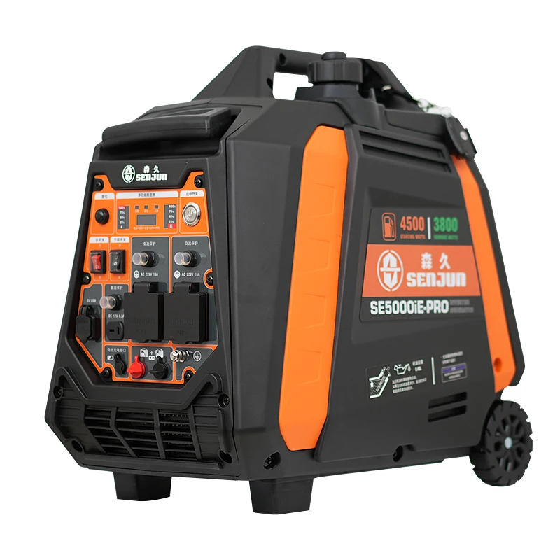 4kW Power 120/240V 3000 W 5kVA Gruppo Elettrogeno for Home / Silent Type Portable Inverter Gasoline Japanese Mini Generator