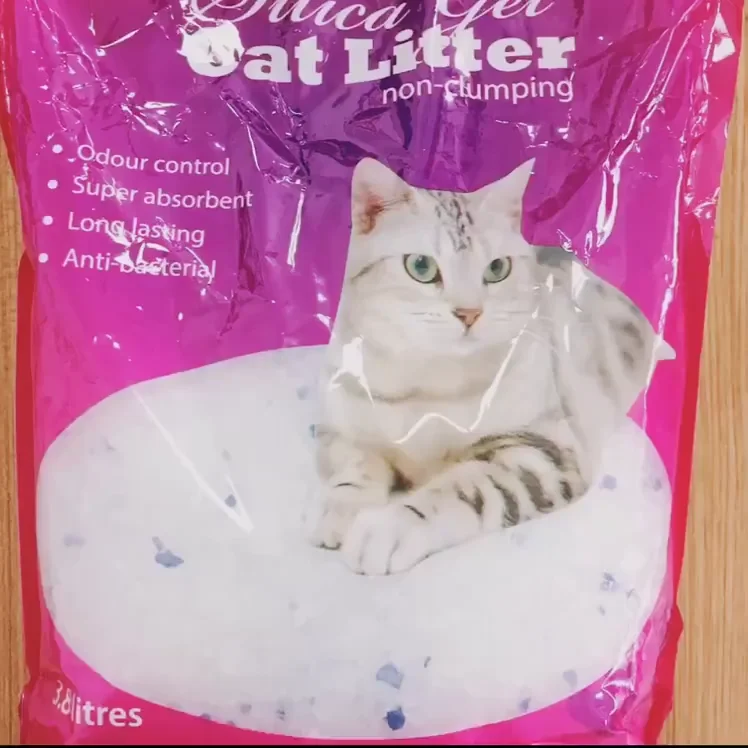 Wholesale Natural Micro Crystal Cat Litter None Clumping Low Dust Pet
