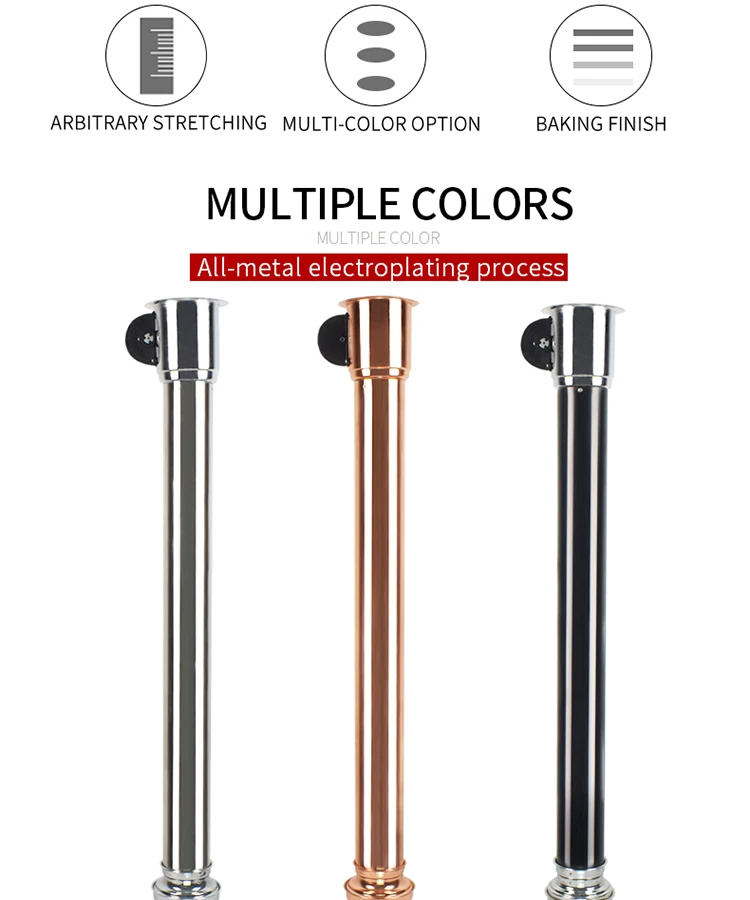 Korean Stainless Steel Telescopic Barbecue Smoke Exhaust Pipe Smoke Exhaust Equipment Hard Bbq