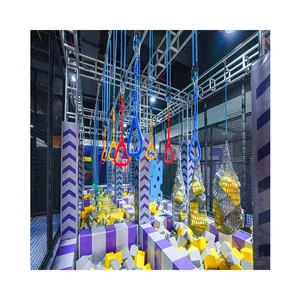 Hot Sale Different Style Kids Ninja Course Indoor Playground Equipment Ninja Warrior Obstacle Course