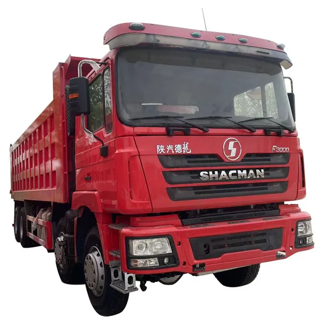 Used good quality SHACMAN F3000 12 wheels dump Truck 8x4 LHD heavy duty dumper truck euro2 380 HP tipper truck for sale