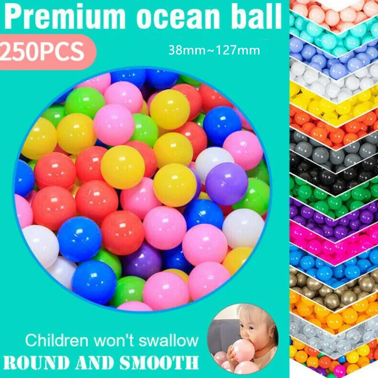 thumbnail image 2 of TRENDPLAY Big Star & Heart Shaped Ball Pit Balls - 100 200 Larger Plastic Balls Set 2 of 14