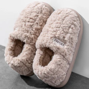 Customized Low-priced Winter Indoor Warm slippers Cute Soft Warm Anti-slip and Comfortable Women's Plush Lining Shoes