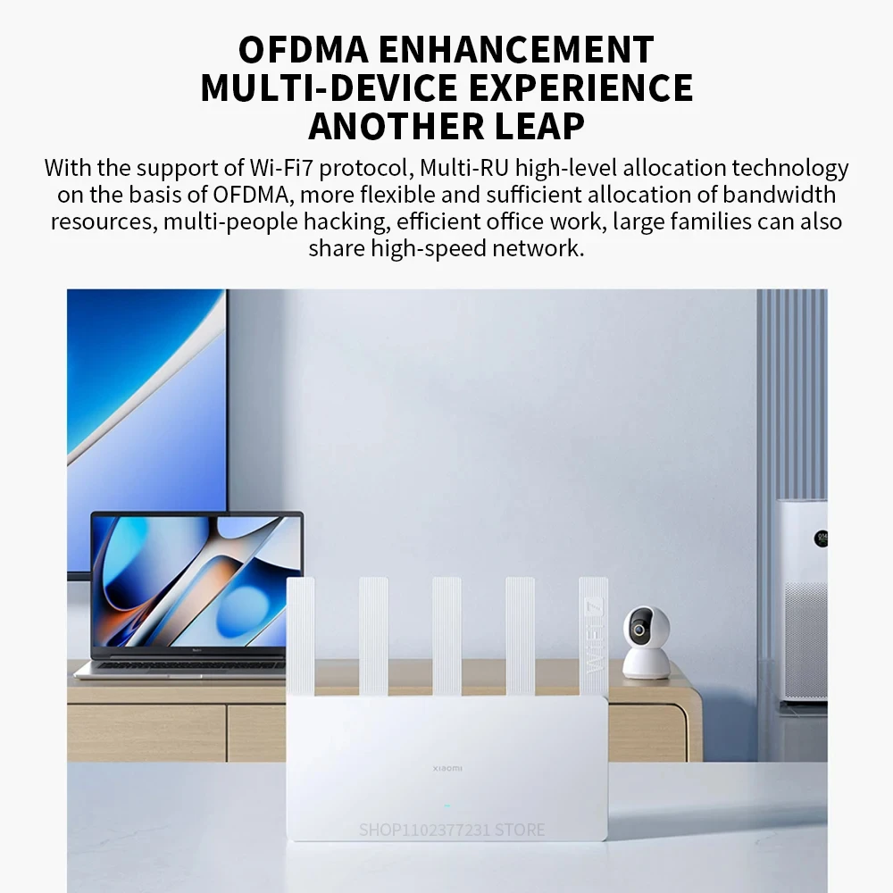 Xiaomi Mijia Router BE5000 - Wi-Fi 7 Dual-Frequency Mesh