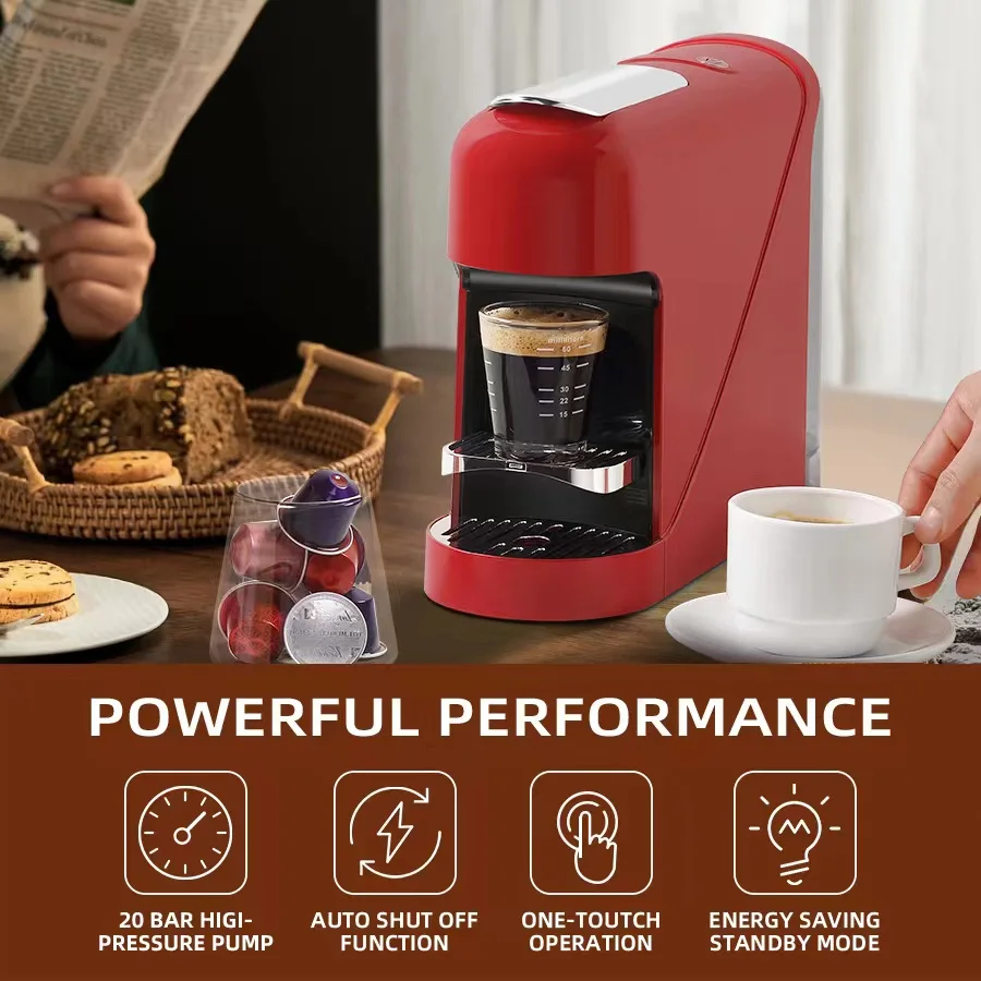 Capsule Coffee Maker Smart Coffee Makers  NESCAFE Dolce Gusto Capsule Coffee Machine Small Kitchen Appliances TKA
