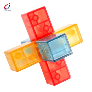 Chengji Educational Toys 2026 Luban Lock Chinese Traditional Education Plastic Puzzle Box Game Luban Lock Skill