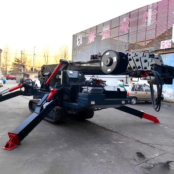 Hot Sale great standard spider crane wheel self-propelled foldable mini spider crawler crane with foldable lifting