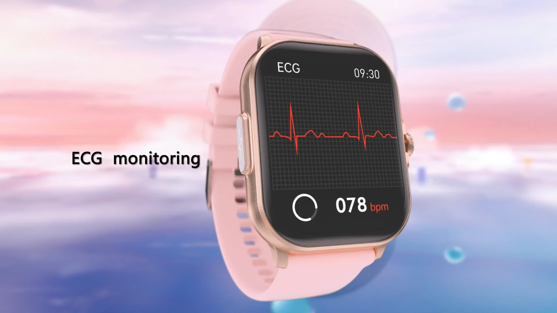 Kyboton Ecg Smart Watch 2024 Montres Intelligentes Blood Pressure