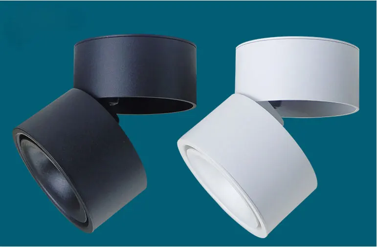 Folding spotlight led surface mounted spotlight surface mounted downlight track light cob ceiling downlight