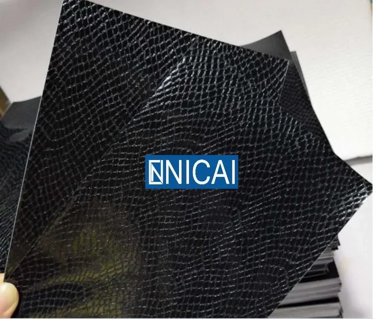 A4 Size Cutting Embossed Texture Car Wrapping Film Snake Skin White Black Wrap Vinyl Motorcycle Phone Skin Car Stickers