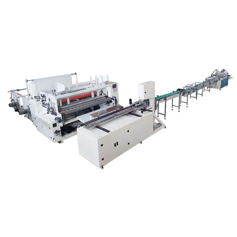 Automatic Toilet Tissue Paper Roll Making Machine
