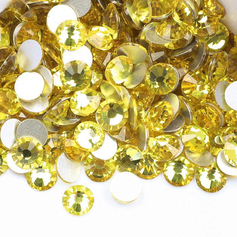 VDD SS3-SS50 AAAAA Haute Qualité Super Brillant Verre Cristal HotFix Strass Flatback Pierres Pour Bricolage Nail Art Robe Vêtements