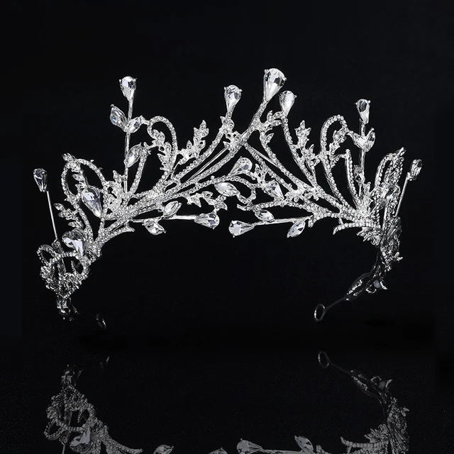 New Design Retro Diamond Tiaras Para Noivas Fine Workmanship Crowns for Queens Couronne Rhinestone Vintage Beauty Pageant Crown