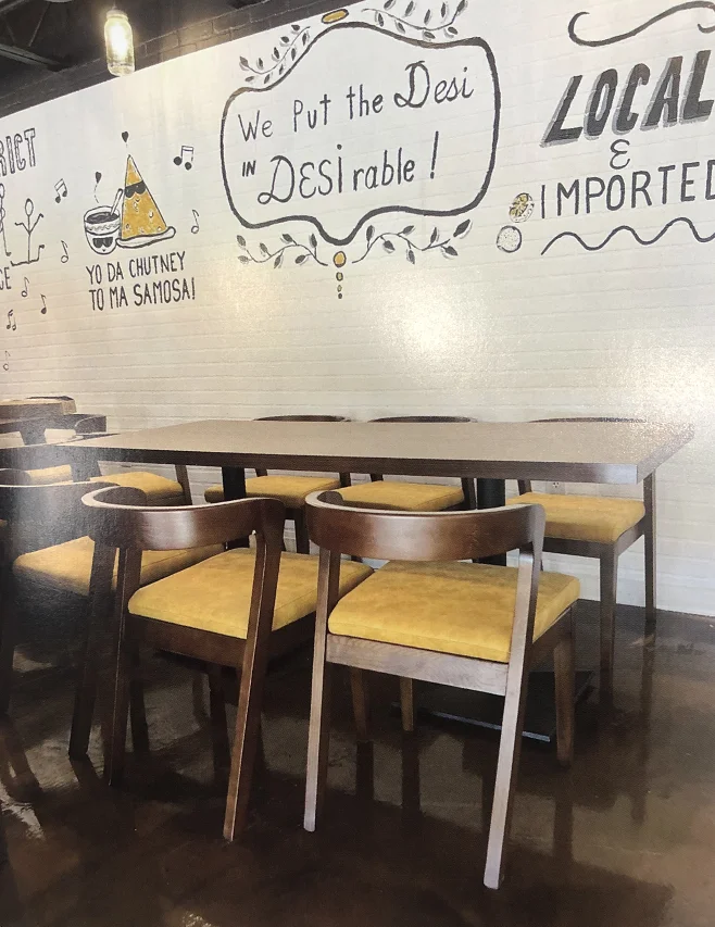 New Restaurant Furniture Set High Bar Chair and Table with Wood Stool for Bars and Bistros